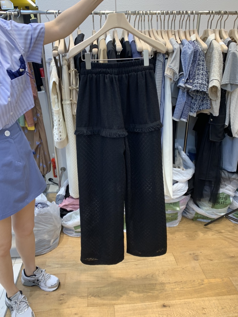 THE MOST韓國直郵東大門代購女裝新品24春夏真品休閑休閑褲THE MOST休閑褲