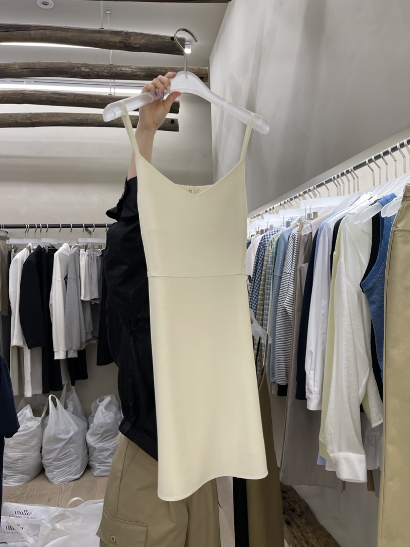 Waller直郵韓國代購女裝新品推薦人氣真品職業休閑熱賣連衣裙NOTHING連衣裙