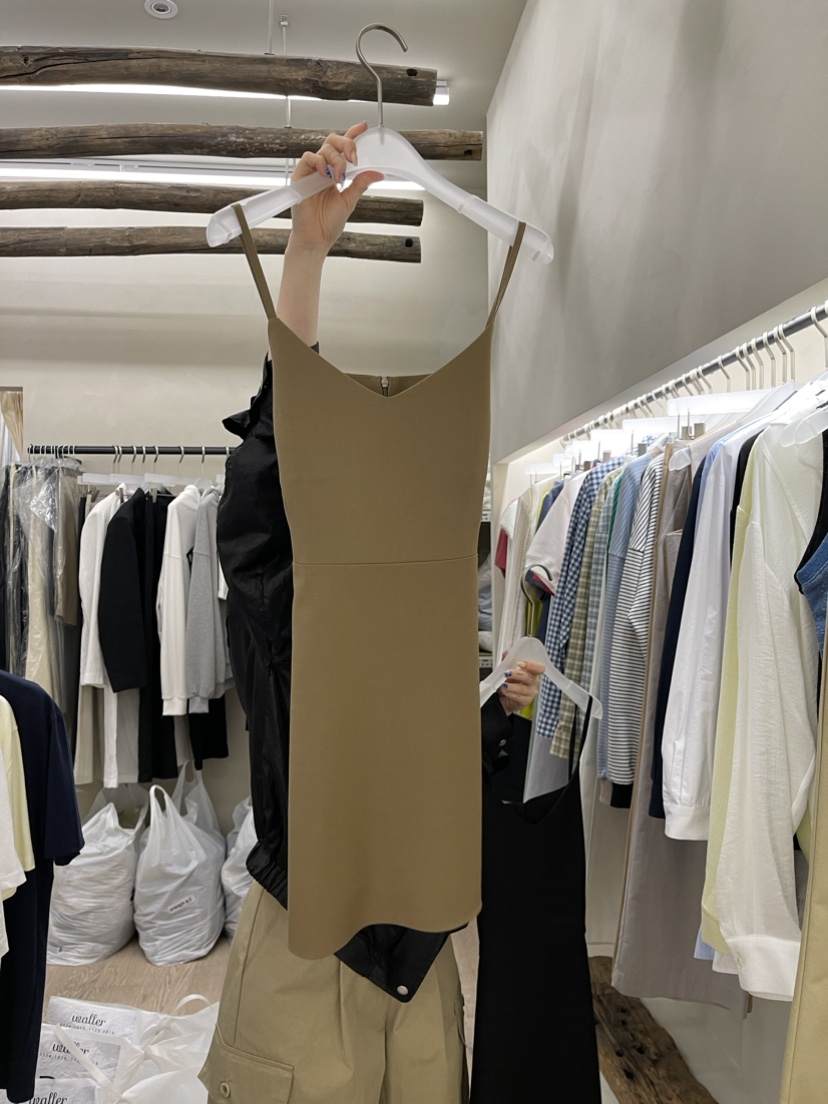 Waller直郵韓國代購女裝新品推薦人氣真品職業休閑熱賣連衣裙NOTHING連衣裙圖色2
