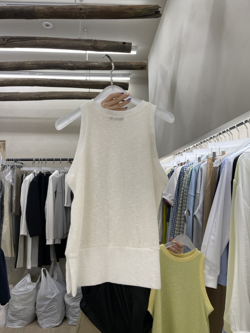 Waller直郵韓國代購女裝新品推薦時尚真品職業休閑吊帶背心NOTHING吊帶/背心