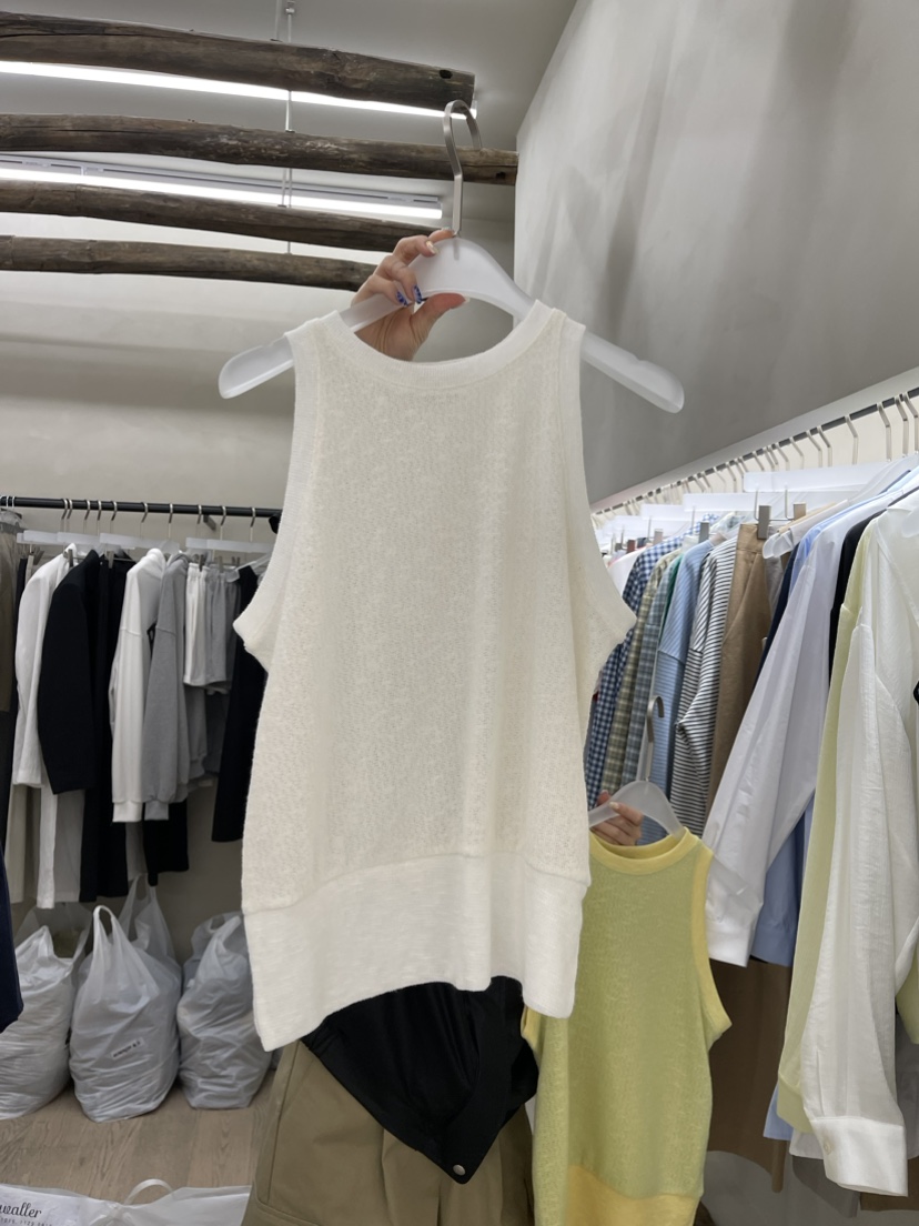 Waller直郵韓國代購女裝新品推薦時尚真品職業休閑吊帶背心NOTHING吊帶/背心