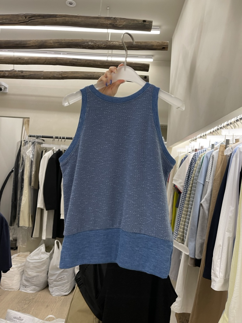 Waller直郵韓國代購女裝新品推薦時尚真品職業休閑吊帶背心NOTHING吊帶/背心圖色4