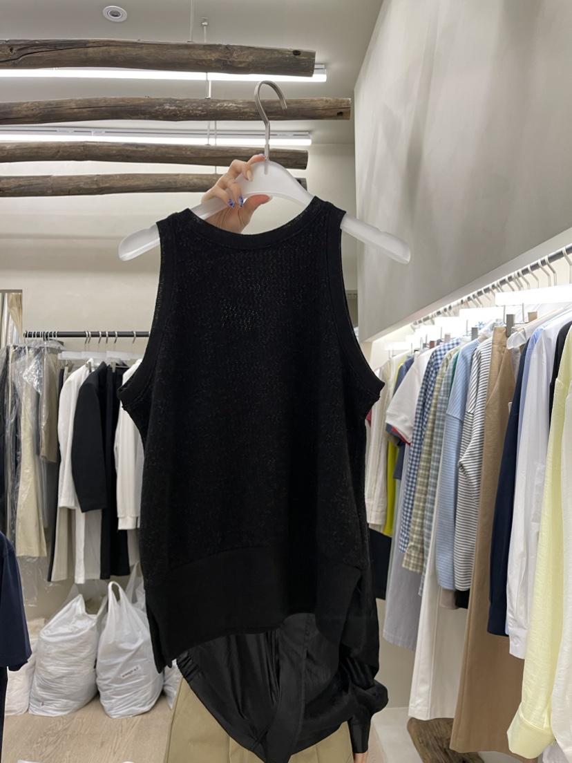 Waller直郵韓國代購女裝新品推薦時尚真品職業休閑吊帶背心NOTHING吊帶/背心圖色5