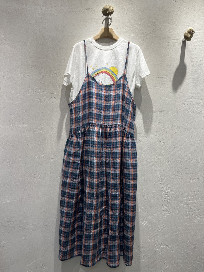 AT NOTE東大門代購女裝新品時尚人氣推薦連衣裙不含內搭格紋AT NOTE連衣裙