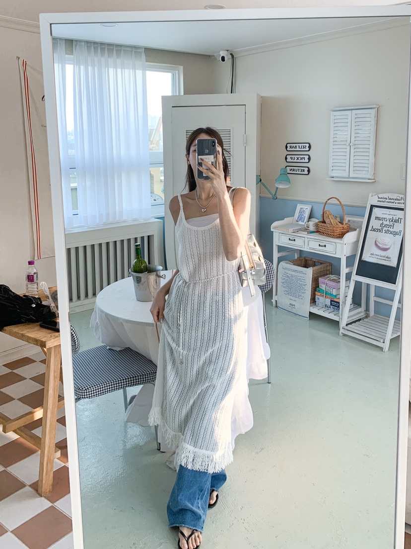 LESTITCH韓國直郵女士新品推薦人氣24春夏休閑職業連衣裙MENTOR連衣裙