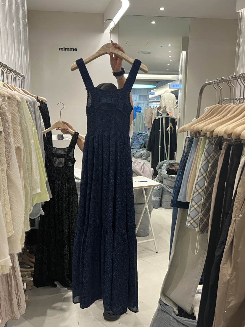 mimme韓國代購女裝新品職業熱賣時尚休閑推薦真品24春夏連衣裙MIMME連衣裙