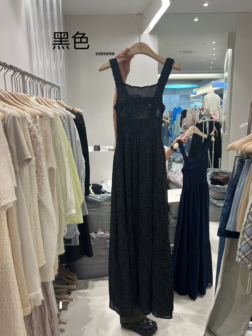 mimme韓國代購女裝新品職業熱賣時尚休閑推薦真品24春夏連衣裙MIMME連衣裙