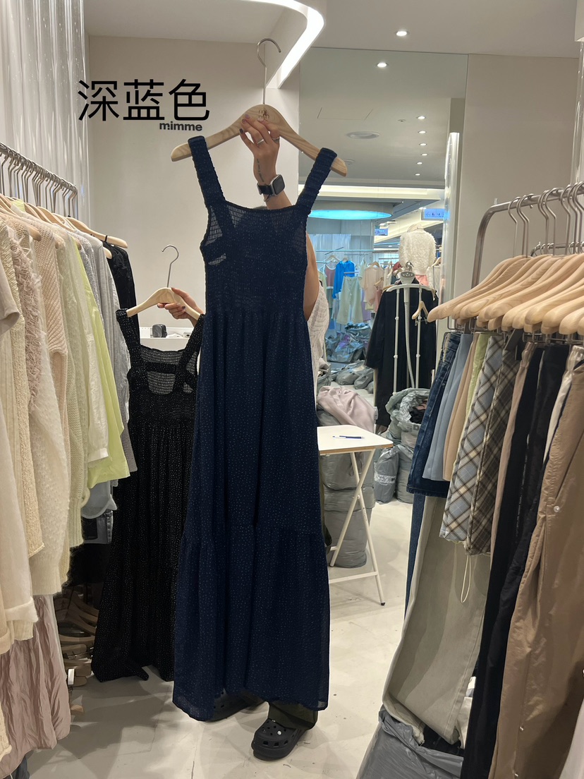 mimme韓國代購女裝新品職業熱賣時尚休閑推薦真品24春夏連衣裙MIMME連衣裙圖色2