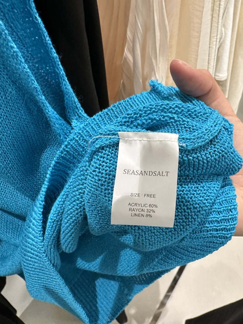 sea sand salt韓國直郵女裝新品時尚推薦24春夏吊帶背心EYEL吊帶/背心
