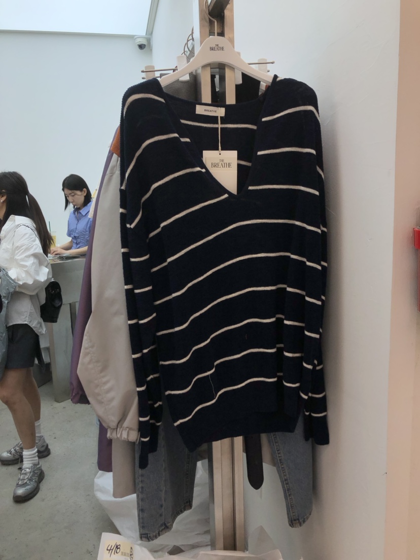 BREATHE韓國直郵東大門實拍女裝新品推薦職業休閑時尚針織衫BREATHE針織衫圖色3