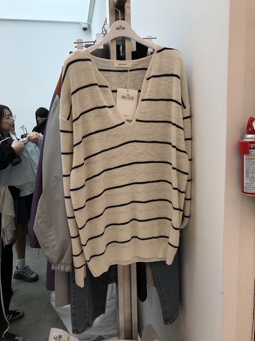 BREATHE韓國直郵東大門實拍女裝新品推薦職業休閑時尚針織衫BREATHE針織衫圖色4