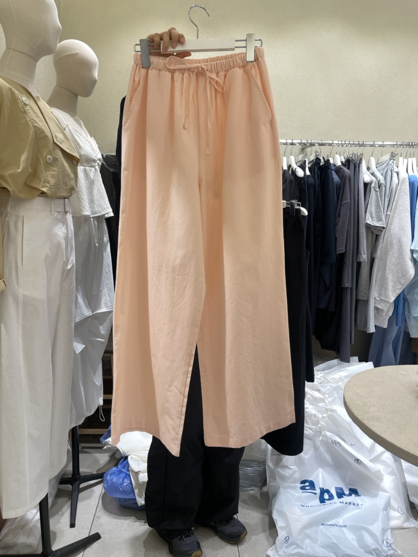 BROCCOLISALAD直郵韓國代購女裝新款真品休閑職業時尚休閑褲BROCCOLISALAD休閑褲圖色1