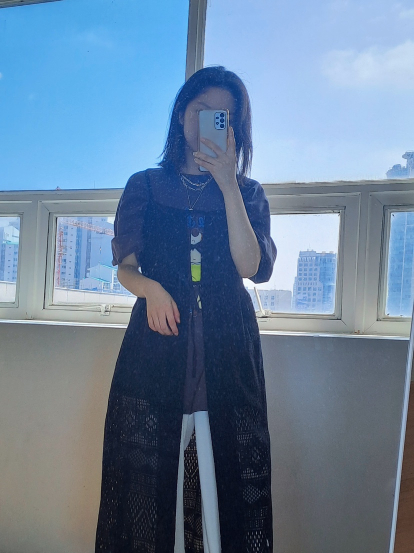 DITTO888韓國直郵東大門實拍女裝新款休閑時尚連衣裙蕾絲JIMMY/REMAKE連衣裙