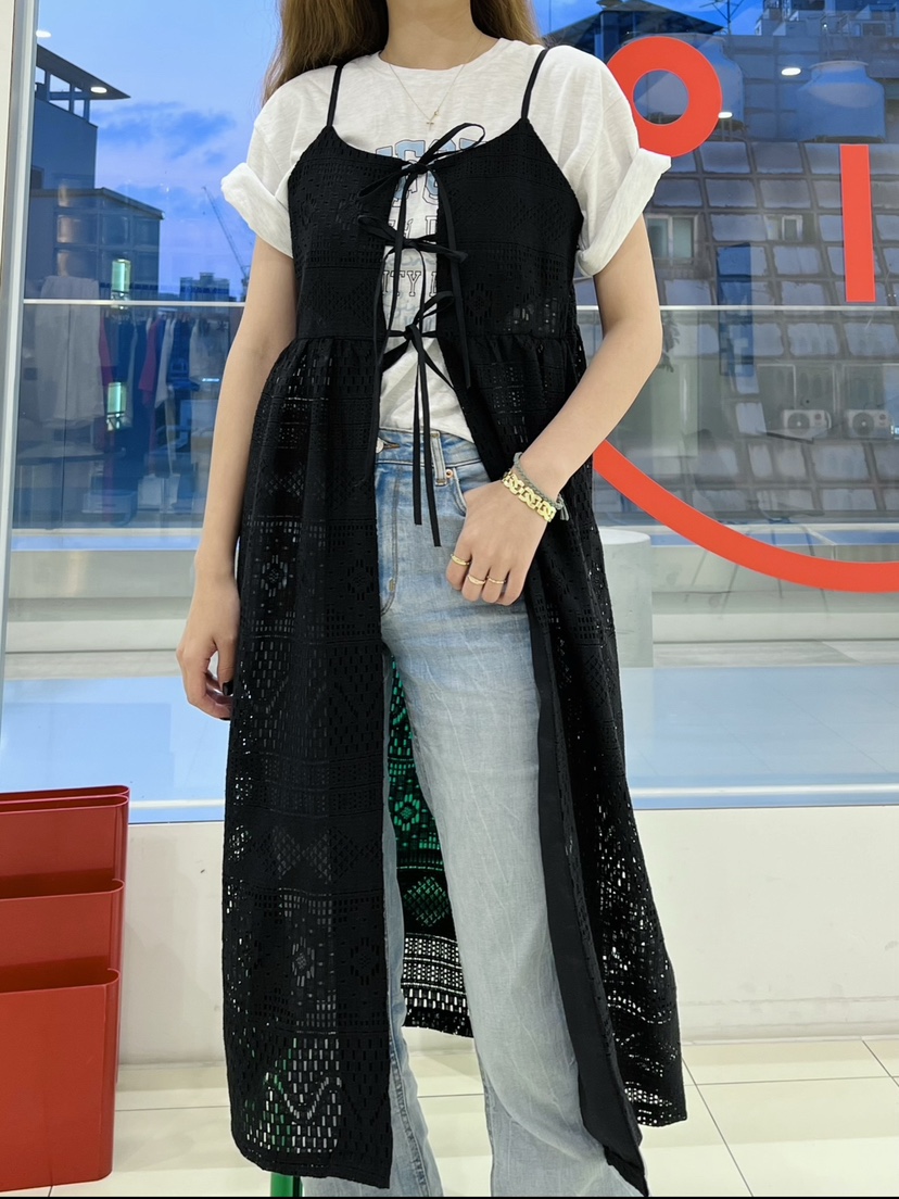 DITTO888韓國直郵東大門實拍女裝新款休閑時尚連衣裙蕾絲JIMMY/REMAKE連衣裙圖色1