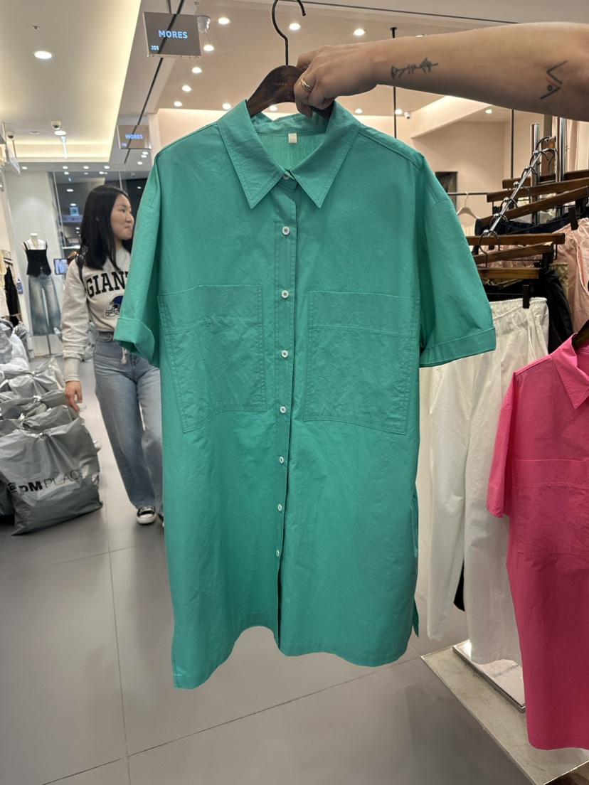 DRECIPE韓國直郵女裝新款24春夏時尚人氣職業熱賣真品連衣裙PAVEL連衣裙圖色3