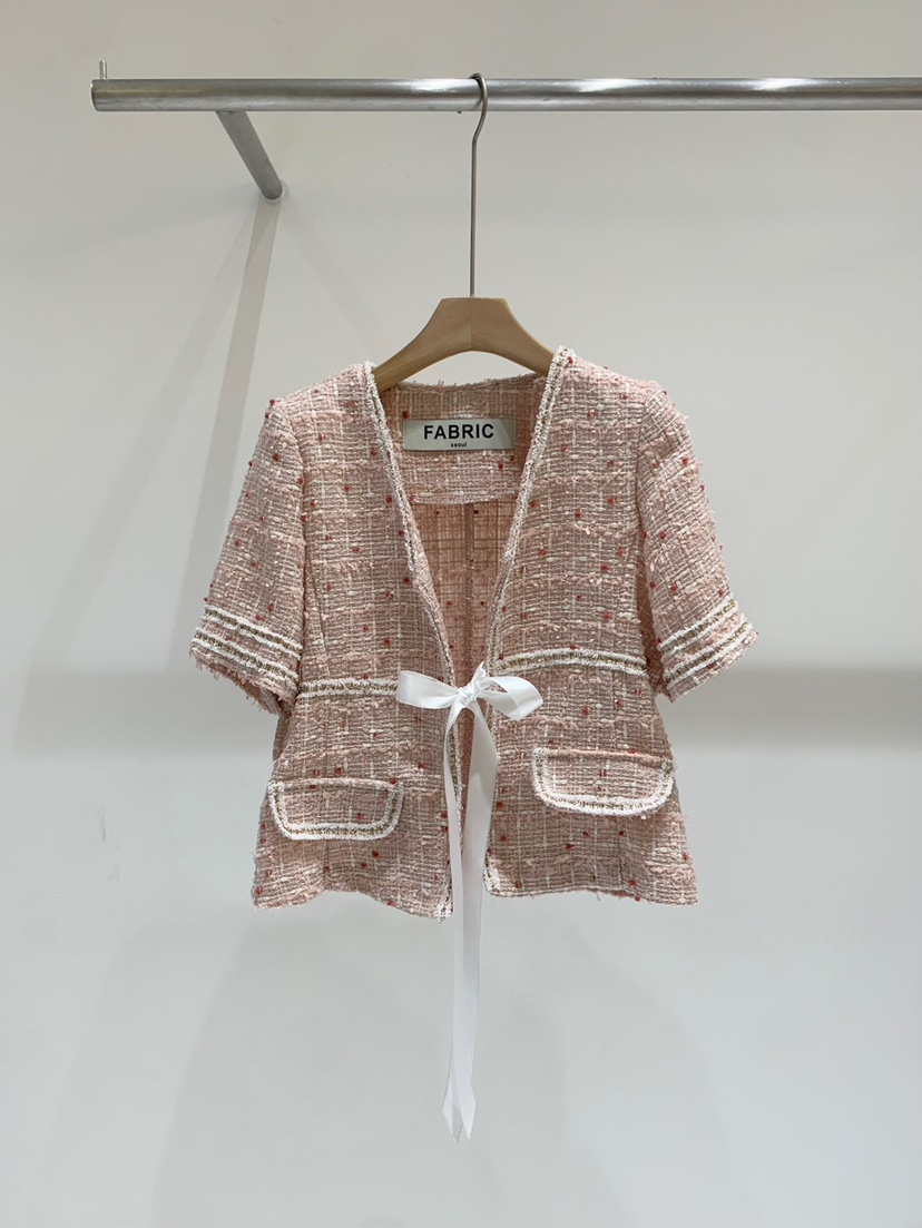 FABRIC韓國直郵東大門實拍女裝新款熱賣休閑職業24春夏夾克FABRIC夾克