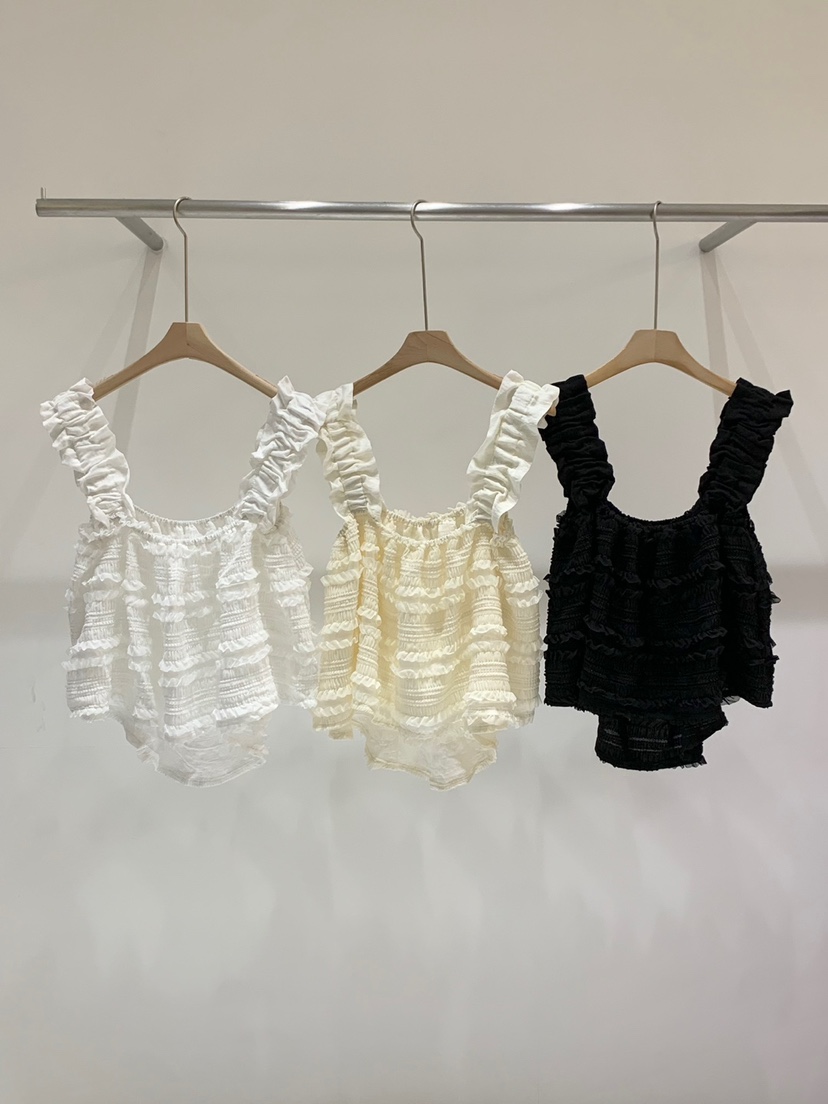 FABRIC韓國直郵東大門代購女裝新品職業推薦真品時尚吊帶背心FABRIC吊帶/背心