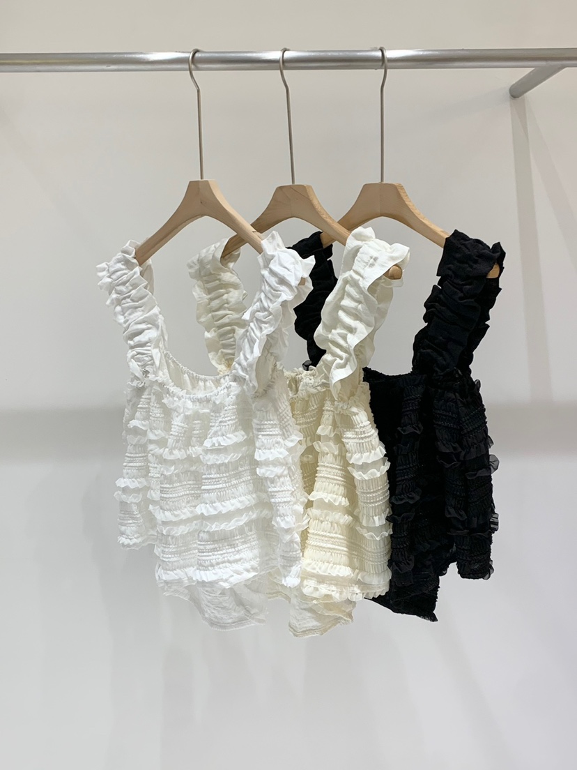 FABRIC韓國直郵東大門代購女裝新品職業推薦真品時尚吊帶背心FABRIC吊帶/背心