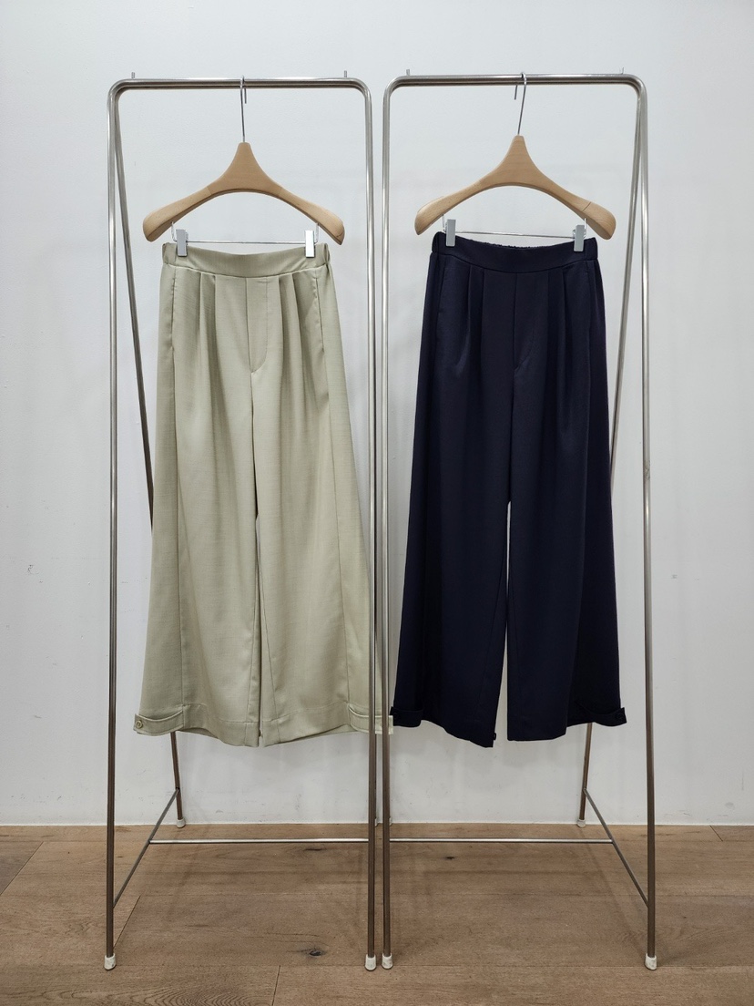 LE MIU韓國直郵東大門實拍女裝新款職業真品24春夏休閑褲LE_MIU休閑褲