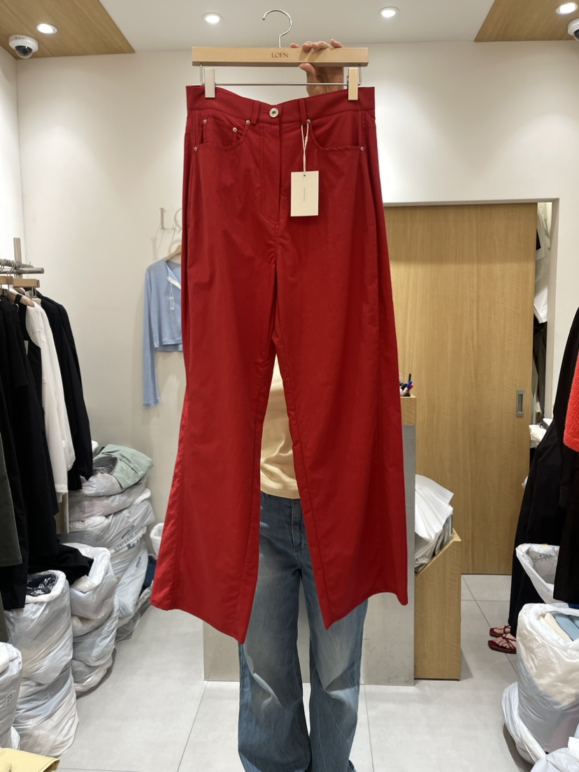 LOFN韓國直郵東大門實拍女裝新品時尚熱賣職業推薦休閑休閑褲CURVY休閑褲圖色2