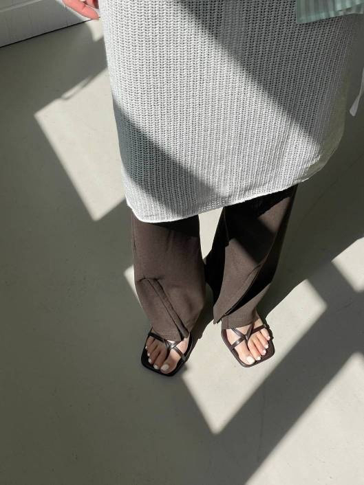 L ottimo韓國直郵東大門實拍女裝新款推薦職業24春夏休閑褲LOTTIMO休閑褲