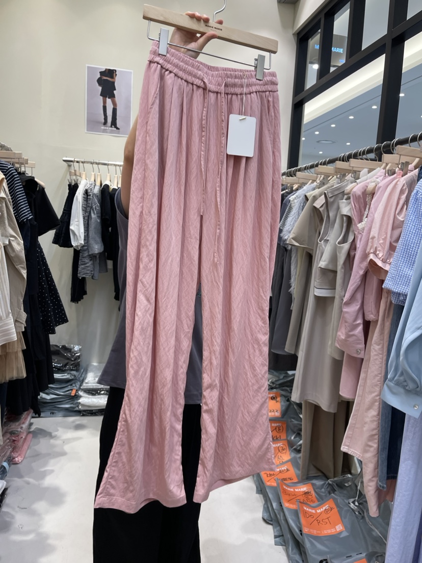 MARIE MARIE直郵韓國代購女裝新款休閑24春夏真品休閑褲MARIE MARIE休閑褲圖色2