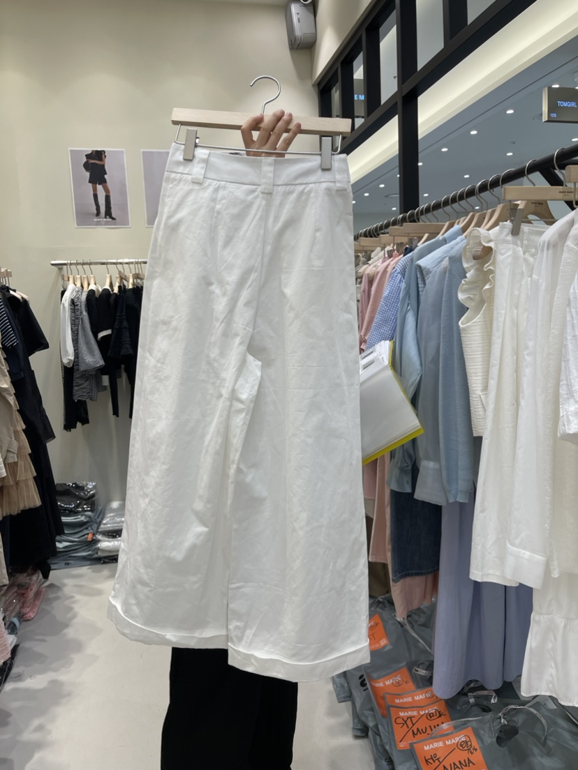 MARIE MARIE韓國直郵東大門代購女裝新款熱賣時尚休閑褲百褶MARIE MARIE休閑褲
