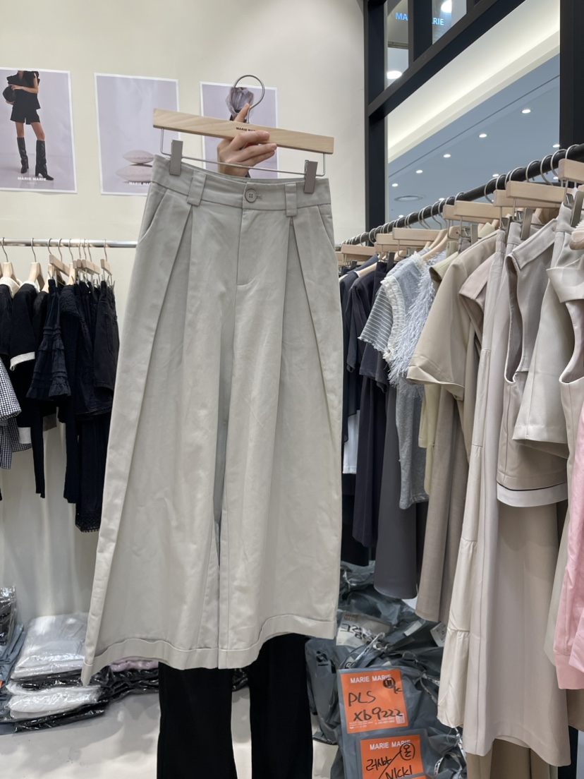 MARIE MARIE韓國直郵東大門代購女裝新款熱賣時尚休閑褲百褶MARIE MARIE休閑褲圖色1