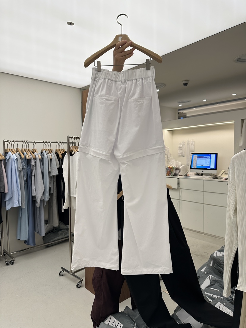 MER/ANGELO BIANCO韓國直郵東大門代購女裝新品職業休閑褲拉鏈MER/ANGELO BIANCO休閑褲