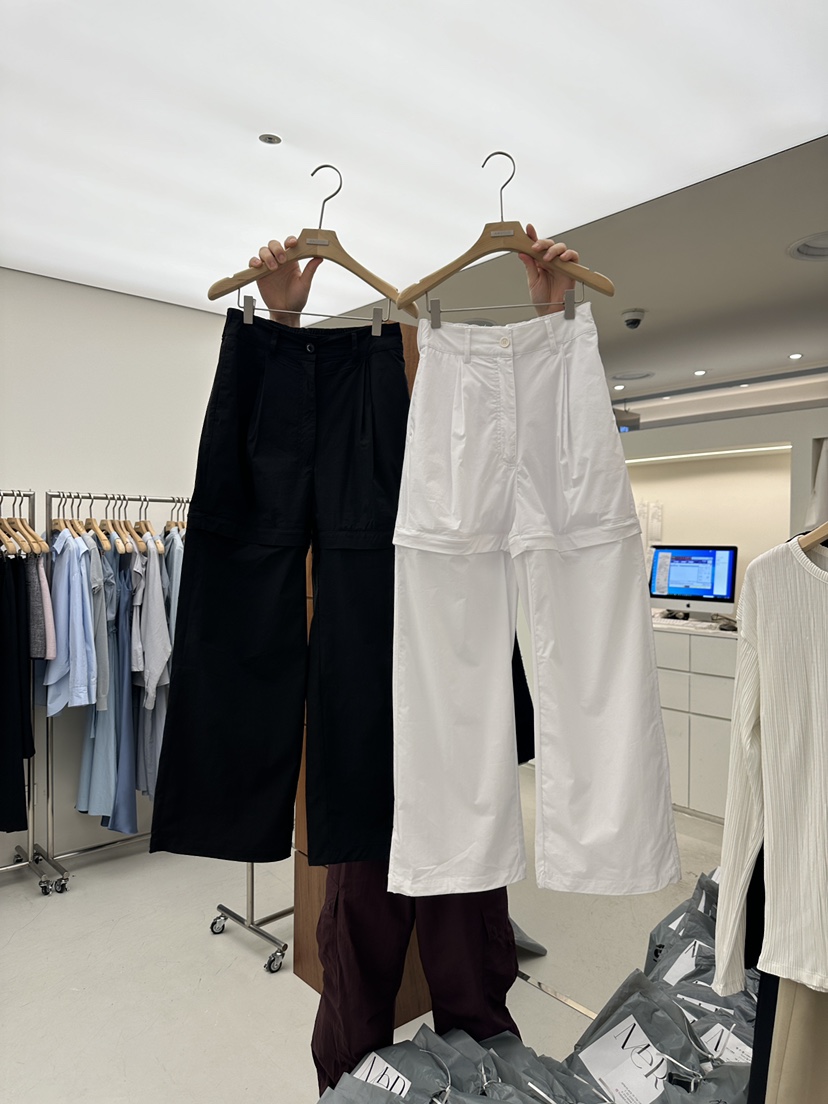 MER/ANGELO BIANCO韓國直郵東大門代購女裝新品職業休閑褲拉鏈MER/ANGELO BIANCO休閑褲