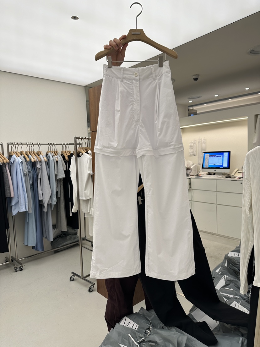 MER/ANGELO BIANCO韓國直郵東大門代購女裝新品職業休閑褲拉鏈MER/ANGELO BIANCO休閑褲圖色1