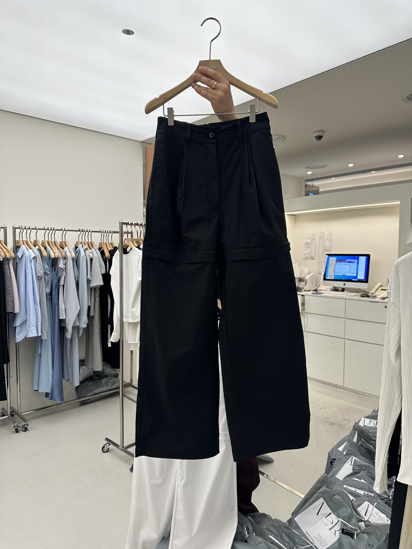 MER/ANGELO BIANCO韓國直郵東大門代購女裝新品職業休閑褲拉鏈MER/ANGELO BIANCO休閑褲圖色2