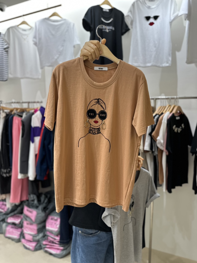 MIMI韓國直郵女裝新品真品24春夏人氣推薦熱賣休閑時尚T恤BUTTER-PT恤圖色1