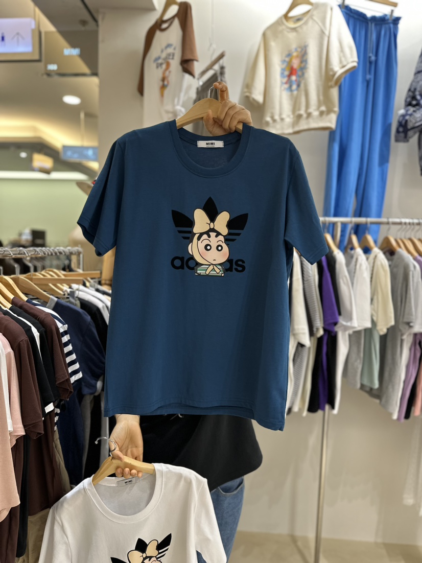 MIMI韓國直郵東大門實拍女裝新款真品職業推薦人氣熱賣24春夏T恤BUTTER-PT恤圖色2