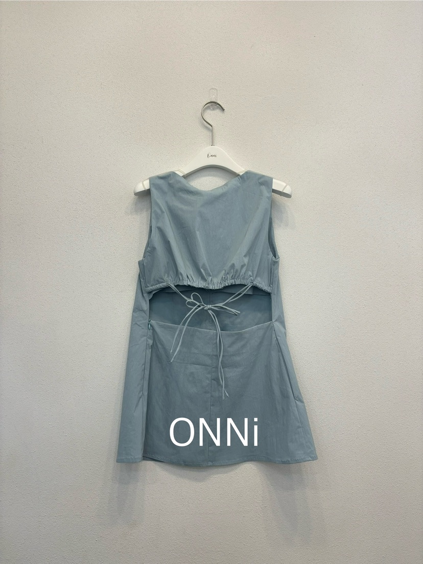 ONNI-P韓國直郵東大門代購女裝新品人氣職業熱賣推薦連衣裙LADYBLACK連衣裙