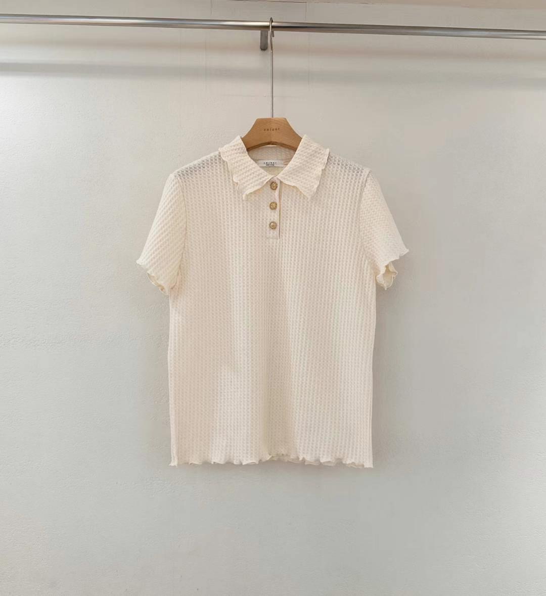 VOLANT韓國直郵東大門實拍女裝新品推薦熱賣24春夏休閑T恤VOLANTT恤圖色2