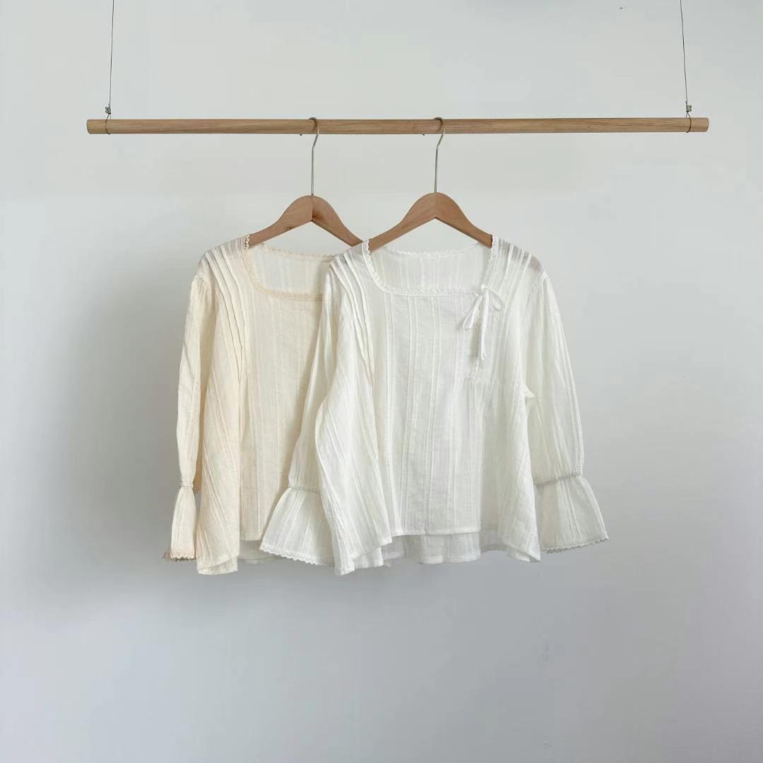 VOLANT韓國直郵東大門實拍女裝新品真品休閑人氣襯衫蕾絲衫VOLANT襯衫/蕾絲衫