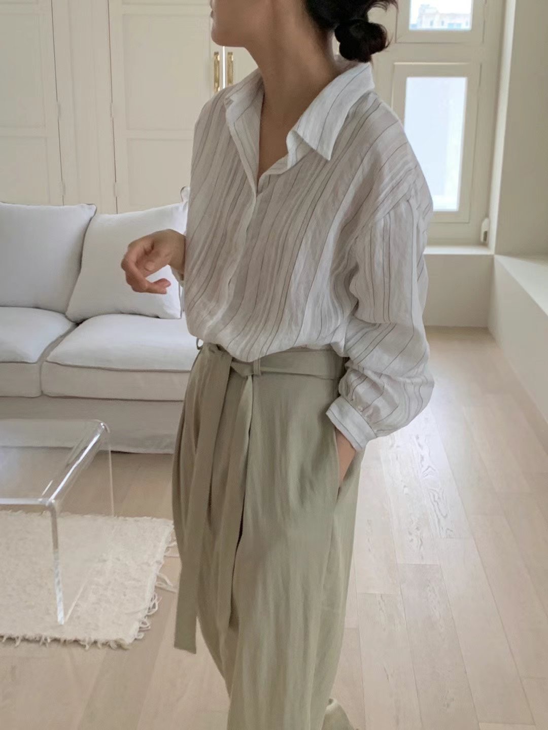 COMMA-콤마-T直郵韓國代購女裝新款時尚推薦熱賣襯衫蕾絲衫COMMA襯衫/蕾絲衫