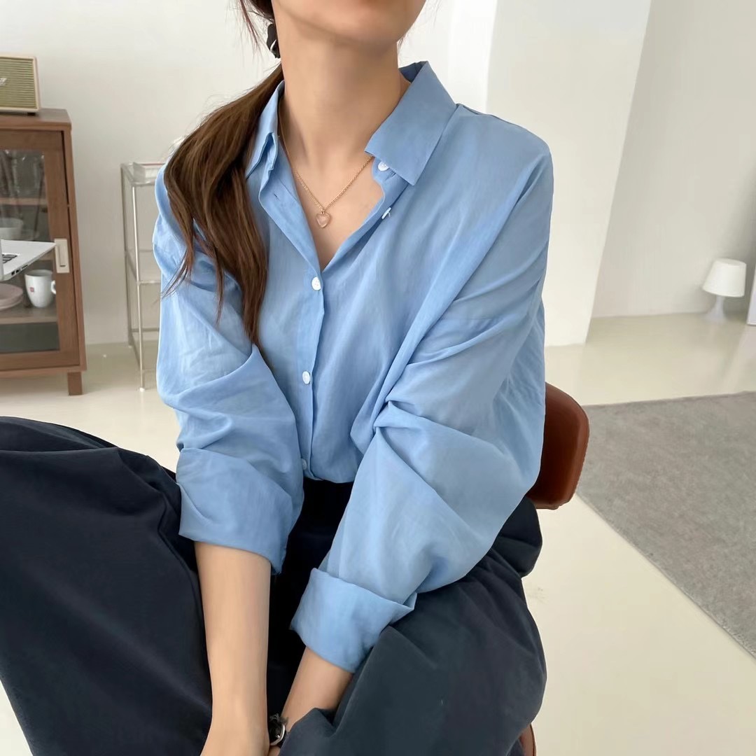 COMMA-콤마-T韓國直郵東大門實拍女裝新款休閑襯衫蕾絲衫COMMA襯衫/蕾絲衫圖色2