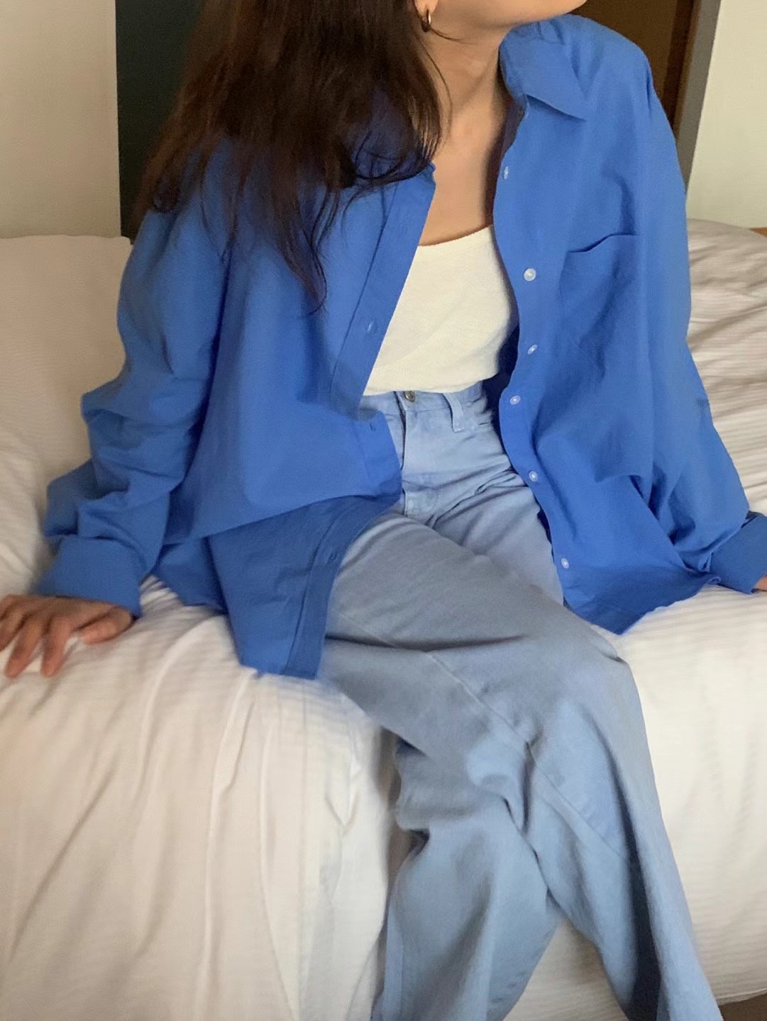 COMMA-콤마-T韓國直郵東大門代購女裝新品推薦襯衫蕾絲衫COMMA襯衫/蕾絲衫圖色1