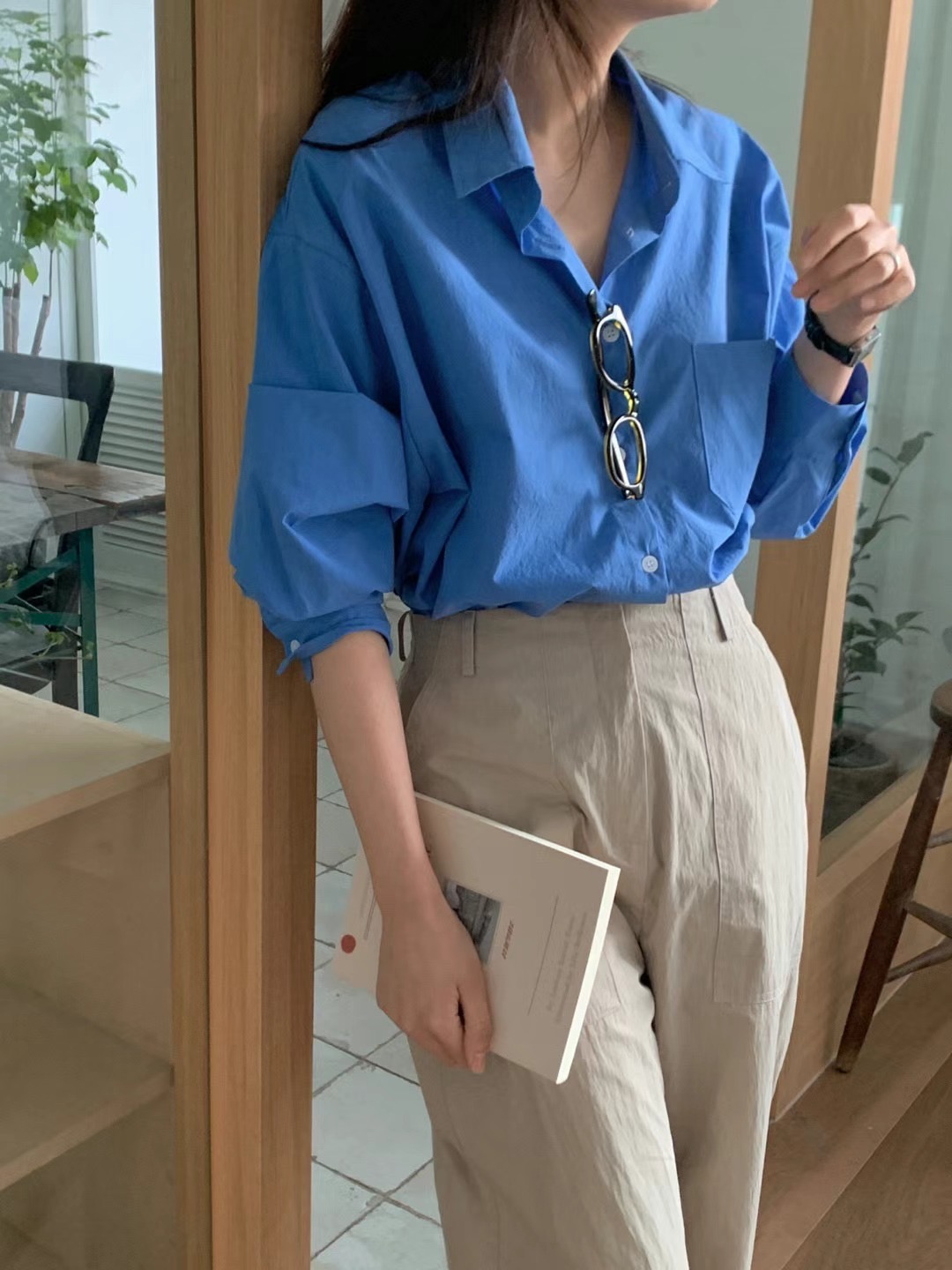 COMMA-콤마-T韓國直郵東大門代購女裝新款時尚襯衫蕾絲衫COMMA襯衫/蕾絲衫圖色1