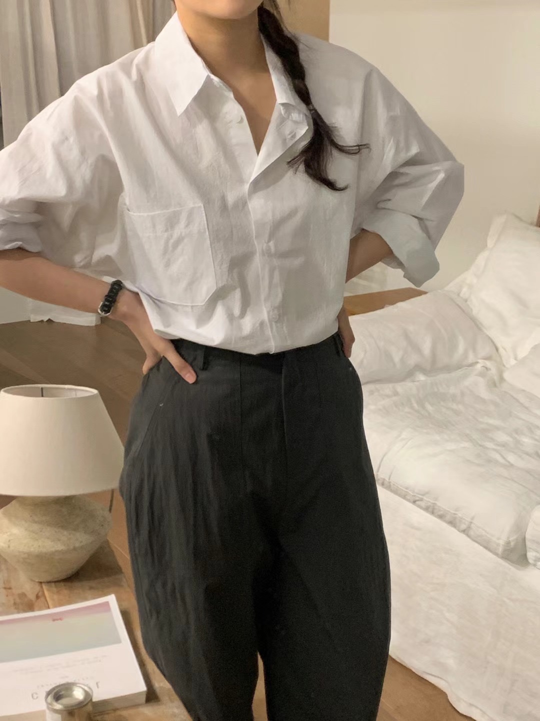 COMMA-콤마-T韓國直郵東大門代購女裝新款時尚襯衫蕾絲衫COMMA襯衫/蕾絲衫圖色2