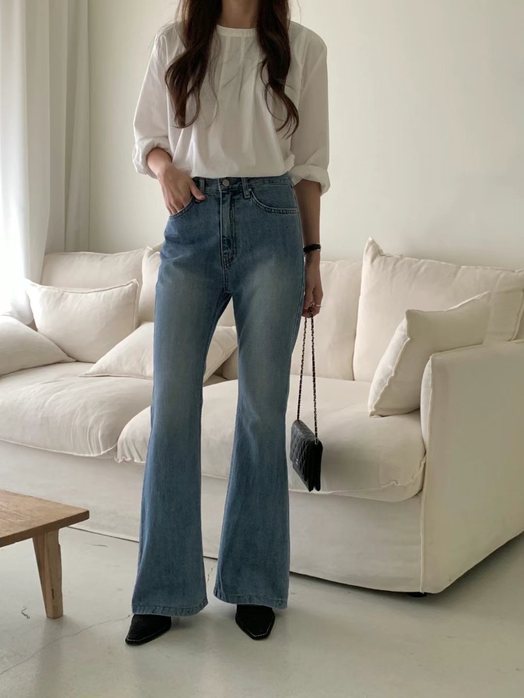 MISSJEAN韓國直郵女裝新款時尚人氣推薦熱賣職業真品牛仔褲MISSJEAN牛仔褲