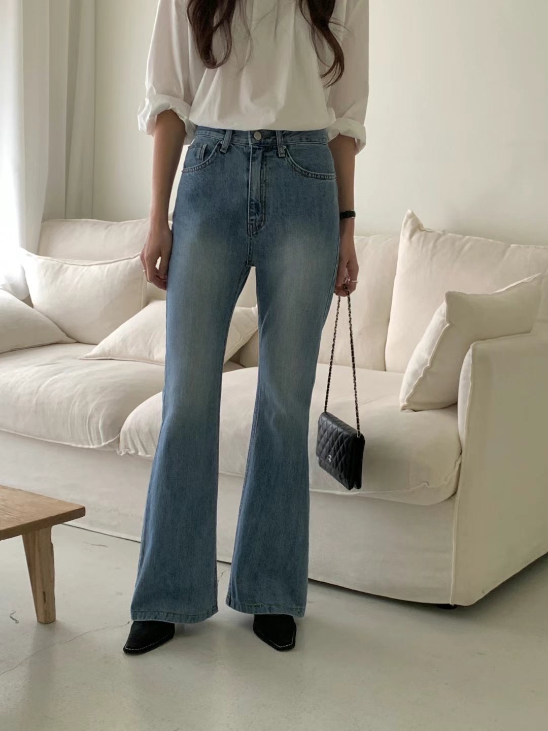 MISSJEAN韓國直郵女裝新款時尚人氣推薦熱賣職業真品牛仔褲MISSJEAN牛仔褲