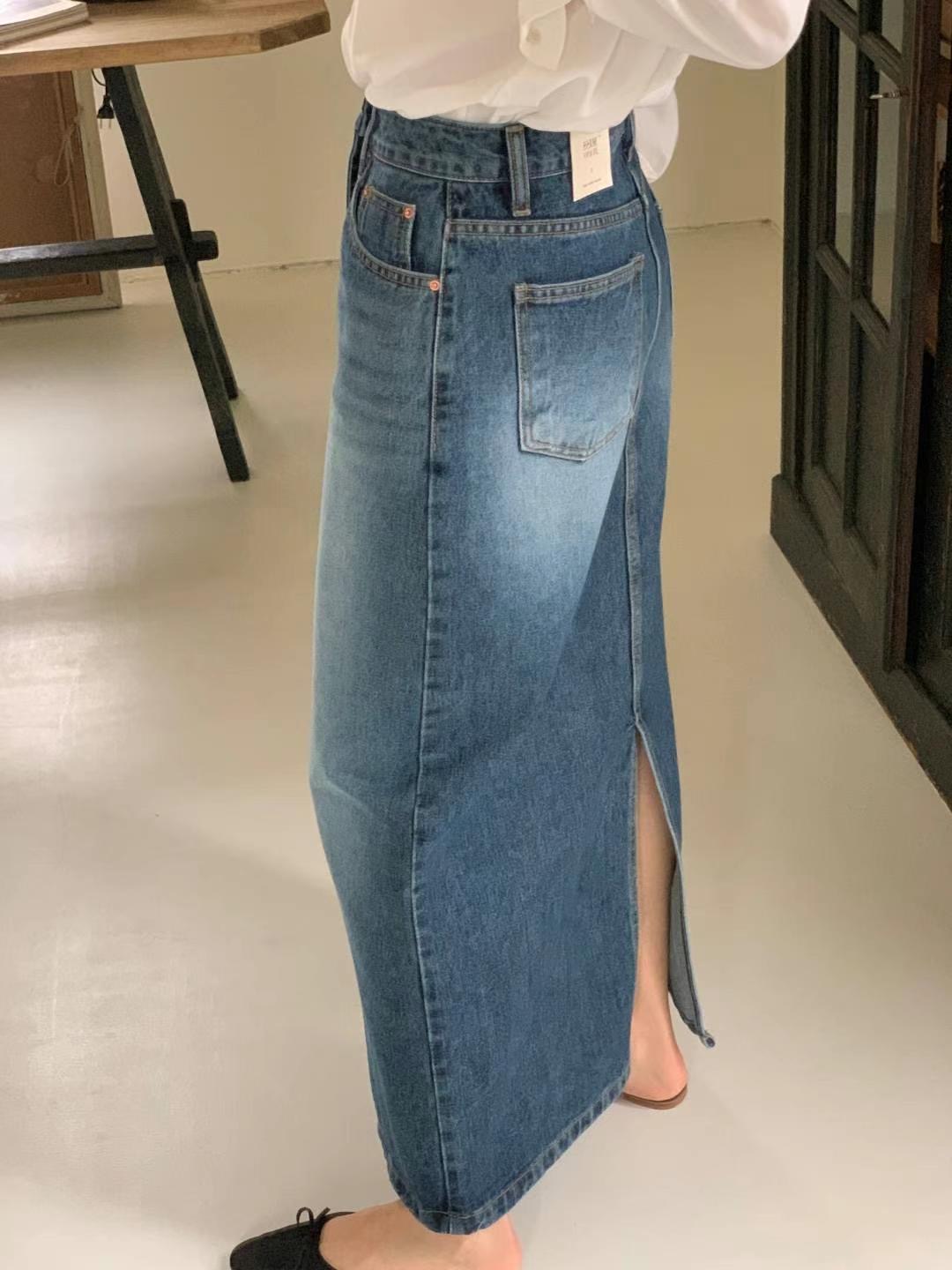 MISSJEAN韓國直郵東大門代購女裝新品真品熱賣人氣24春夏長裙MISSJEAN長裙