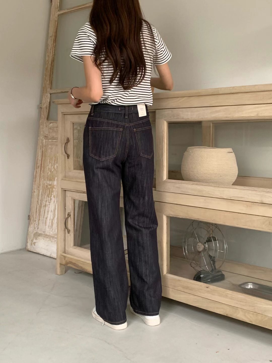 MISSJEAN直郵韓國代購女裝新品時尚24春夏熱賣休閑牛仔褲MISSJEAN牛仔褲