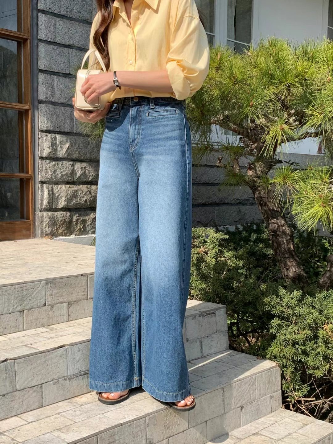 MISSJEAN韓國直郵東大門實拍女裝新品真品時尚熱賣推薦牛仔褲MISSJEAN牛仔褲