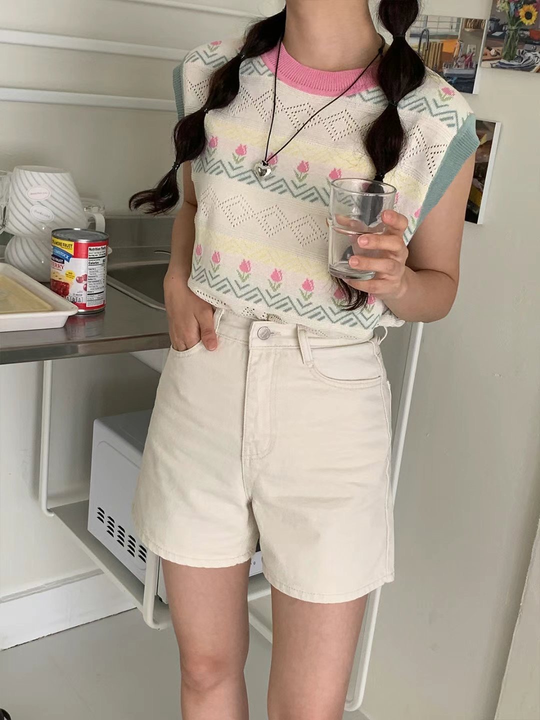 MISSJEAN韓國直郵東大門代購女裝新款人氣熱賣24春夏短褲MISSJEAN短褲