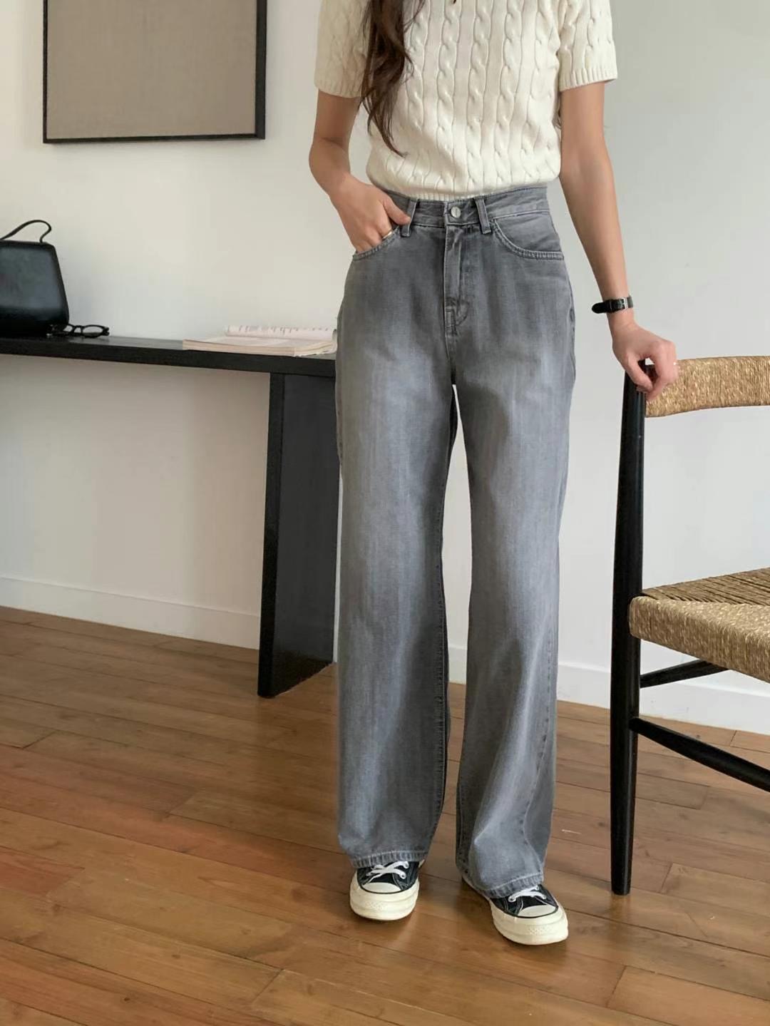 MISSJEAN韓國直郵東大門代購女裝新品休閑時尚熱賣推薦牛仔褲MISSJEAN牛仔褲