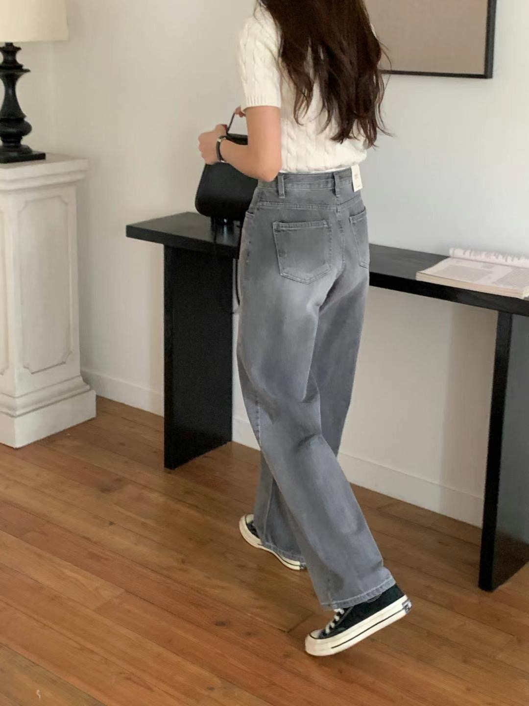 MISSJEAN韓國直郵東大門代購女裝新品休閑時尚熱賣推薦牛仔褲MISSJEAN牛仔褲